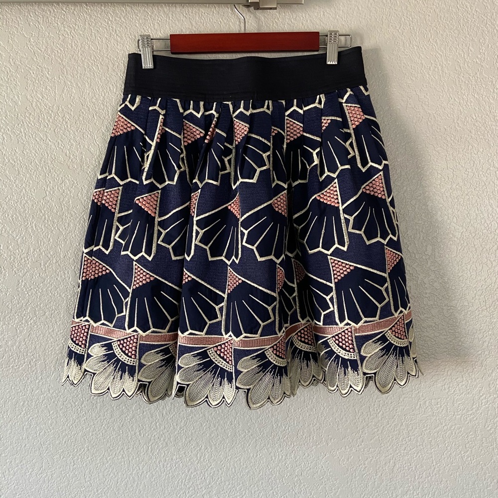 Anthropologie Daisy Quarters Skirt 6